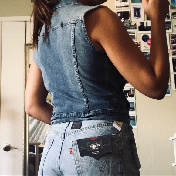 Mango Denim Vest - Picture 3 of 4